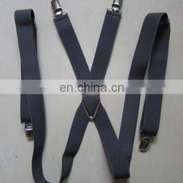 2017 High quality 2.5cm X back mens fashion suspenders