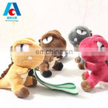 cute 10cm dinosaur plush toy/stuffed plush tyrannosaurus toy/plush toys dinosaur gifts