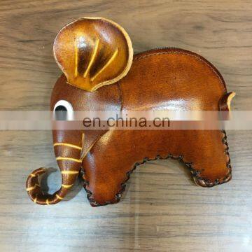 Change Purse or wholesale handmade elephant genuine leather Coin Purse