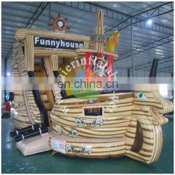 2016 Aier CE approved inflatable pirate ship slide/used commercial inflatable slide for sale