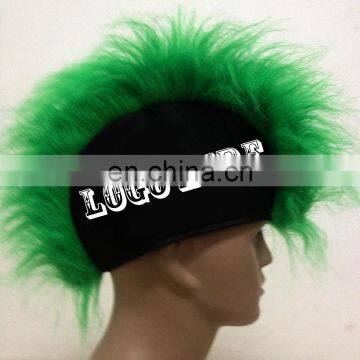 party mohawk wig with custom logo printing