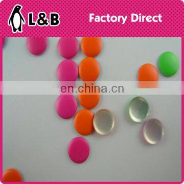 high quality new design round flat neon hot fix nailhead