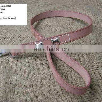 Pain Leather Dog Collar and Leash photo-2