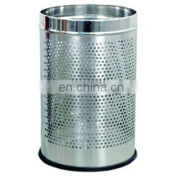 Stainless Steel Perforated Open Dustbin