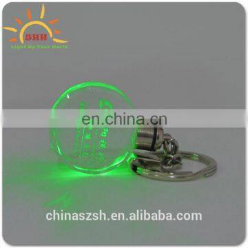 2017 Hot New promotional wedding souvenir Led crystal keychains