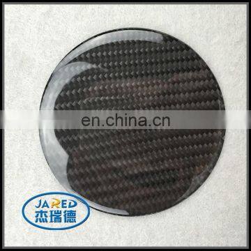 Cheap custom real carbon fiber epoxy sticker