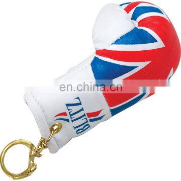 England flag Boxing Gloves keyring keychain car hang gloves