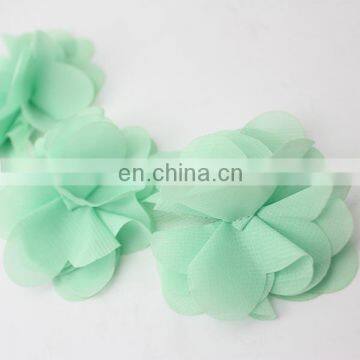 Wholesale Color Shabby Chiffon Flower Trim