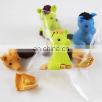 Gummy Mix And Match Collectible Eraserz - Brown Horse Farm Animal