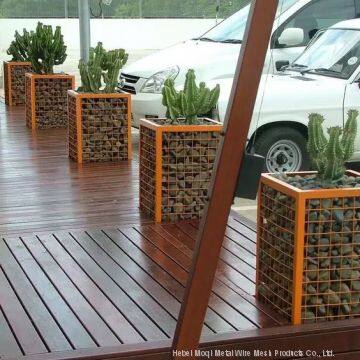 Welded gabion retaining wall / Road mesh installation / gabion landscaping walls (15years factory)