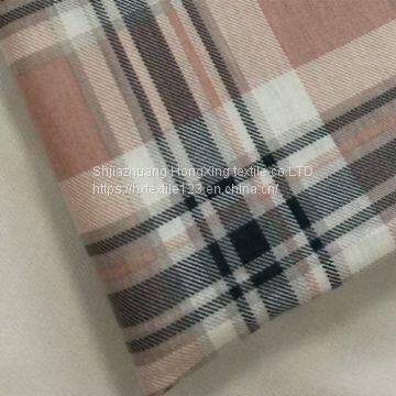 Non-elastic Pure Polyester Fabric With Large Grid Print photo-4