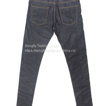 Make-to-Order Brand Best Raw Selvedge Denim Jeans Tapered Fit P006