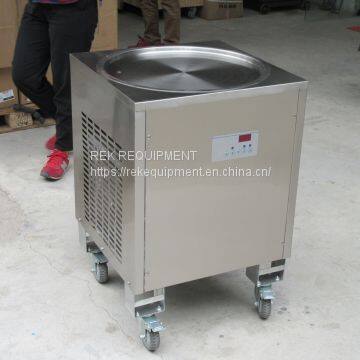 Hot Sale Fried Ice Cream Machine/instant Ice Cream Rolls Machine Single Square Pan