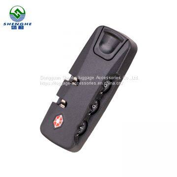 Custom Bag Parts Accessories Plastic  password 3 digit luggage digital combination lock