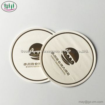 Absorbent Round Absorbent Paper Coaster For Hotels