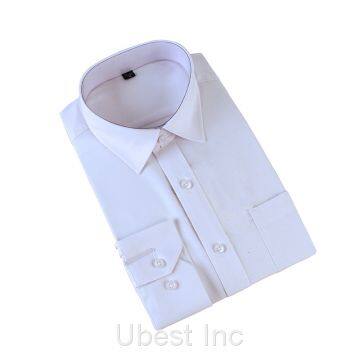 Hot Sale Cheap Button Down Long Sleeve White Shirts Office Shirts For Men photo-2