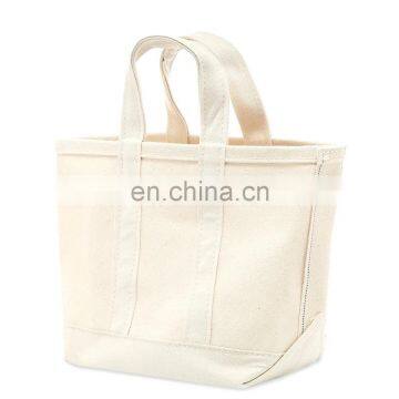 high quality heavy duty women canvas shopping tote bag plain cotton canvas tote bag