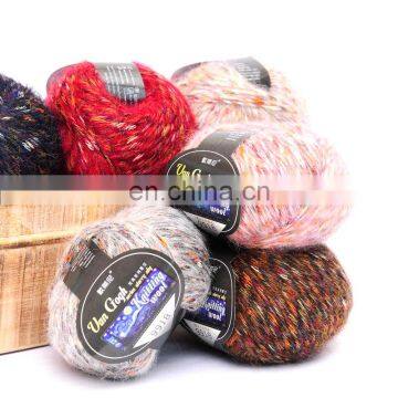 Coloured Blended Alpaca Wool Hand Knitting Yarn Price for Crochet photo-2