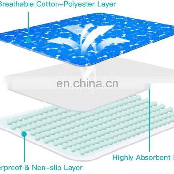 Waterproof Leak Proof Dog Absorption Mat Reusable Non Slip Dog Puppy Potty Training Pad photo-5