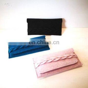 100% polyester Felt Clutch Bag