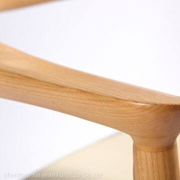 Wood Kennedy Chair With Genuine Leather Seat Cushion Chairs for Desk Large Oak Dining Sets photo-3