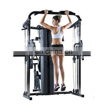 Junxia Multil Functional Exercise Fitnessgerate Tricep Extension Tricep Push-Down Lat Pull Down Three Station Home Gym photo-2