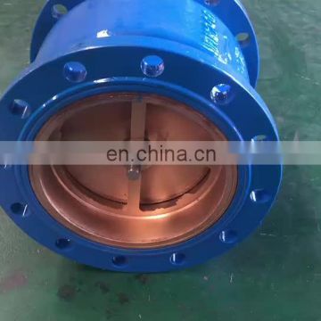 DN200 GGG50 butterfly type non return wafer check valve with hot sales