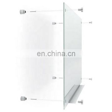 6mm thickness dry erase magnetic glass whiteboard size