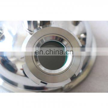 Санитарный полусферический крышек с зеркальным полированием, оснащенный просветной люком для резервуара восстановления и сборного резервуара photo-4