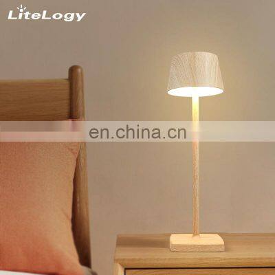 Stock Nordic Metal Gold Black Desk Lamp Hotel Dining Restaurant Led Cordless Rechargeable Table Lamp photo-5