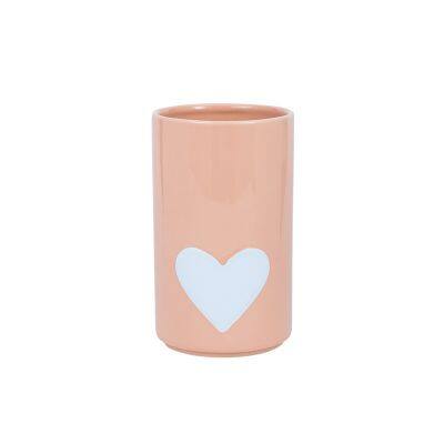 Heart-Shaped Small Creative Ceramic Vase Soft Candelabrum Decoration For Living Room