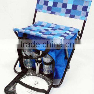 folding picnic fishing chair cooler chair