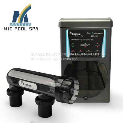 Swimming pool disinfection system equipment Emaux salt water chlorinator generator