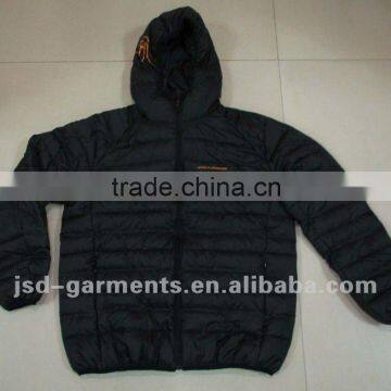 MOQ800 mens black down jacket