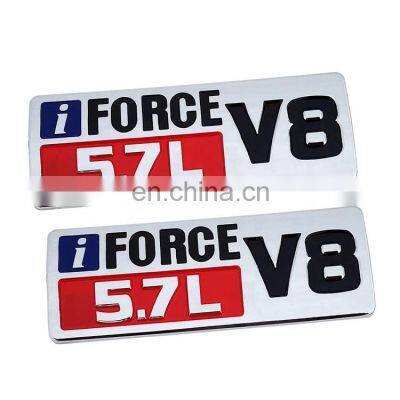 5.7L V8 Badge Side Emblem 3D Door Badge Nameplate Decals Sticker Replacement For Tundra photo-2