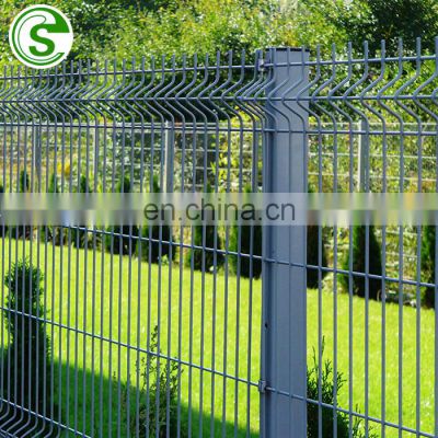 RAL 7016 Welded mesh fence Parking lot fence steel fence panels