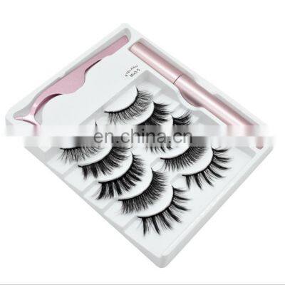 New Custom Design 3D Silk Magnetic eyelashes and 3D Mink Magnetic Lashes