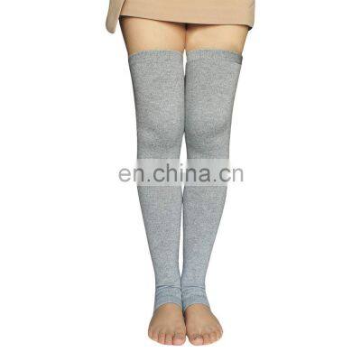 Women Plain Knit Cashmere Leg Warmers for Winter photo-2