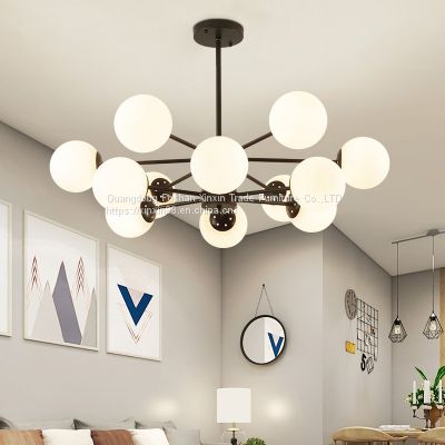 Round ball creative personality living room chandelier