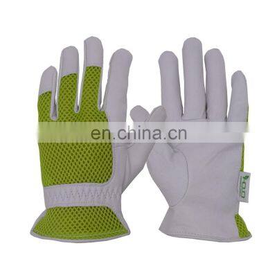 HANDLANDY Anti Cut Scratch Resistance Gardening Gauntlet Rose Flower Pruning Protection Hand Work Driving Leather Garden Gloves