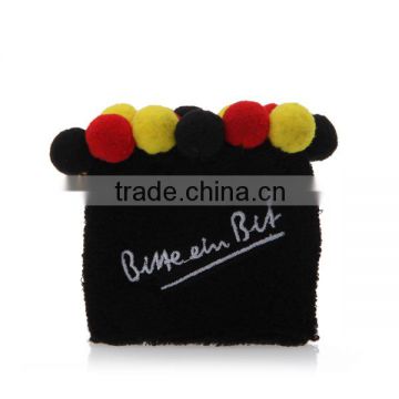 Custom cheap funny sweatbands with small bells