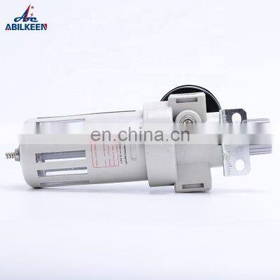 BFR2000-4000 Air Source Treatment Aluminum Different Pressure Drain Compressed Pneumatic Air Filter Regulator With Gauge photo-3
