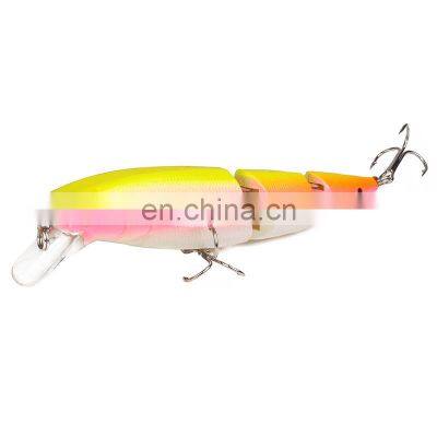 Amazon 3-section 11.5cm 15g Multi Jointed Plastic Hard Fishing Lure for Freshwater Saltwater Fishing photo-3