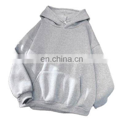 2021 custom printing logo blank plus size pullover sweatshirt hoodies for men