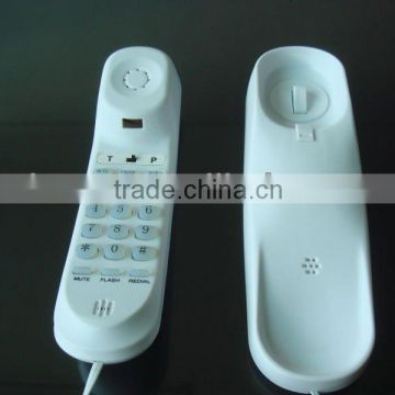 European design hot selling cheap trimline corded landline phone without caller ID