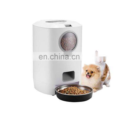 electric wifi elevated food automatic dog cat travel slow smart microchip raised designer pet feeder with camera