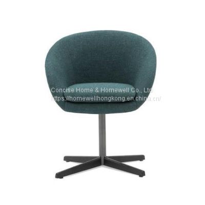 Concise home fty direct sale SC1803 upholstery chair metal base with leather or fabric cover study chair office chair