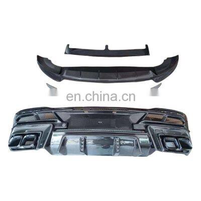 Runde For Mercedes 19-21 GLE C167 W167 GLE 43 53 Coupe LARTE Design Carbon Fiber Body Kits Front Lip Rear Diffuser Spoiler