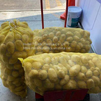 Plastic Packing Net Sacks For Garlic Firewood vegetable PP Tubular Mesh Bag