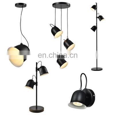 HUAYI Black Decorative Wall Mounted Interior Bedroom Aluminum E27 Gu10 Square Wall Lamp